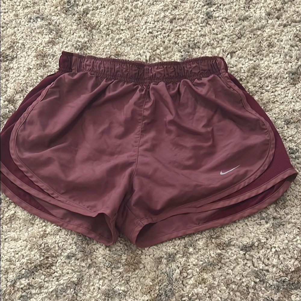 Nike Red Athletic Shorts Lightweight Performance